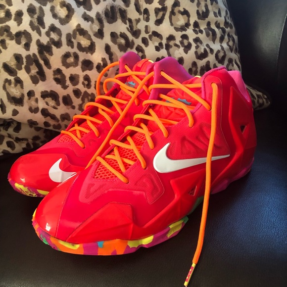 Nike Lebron XI (11) Fruity Pebbles, RARE! - Picture 1 of 4